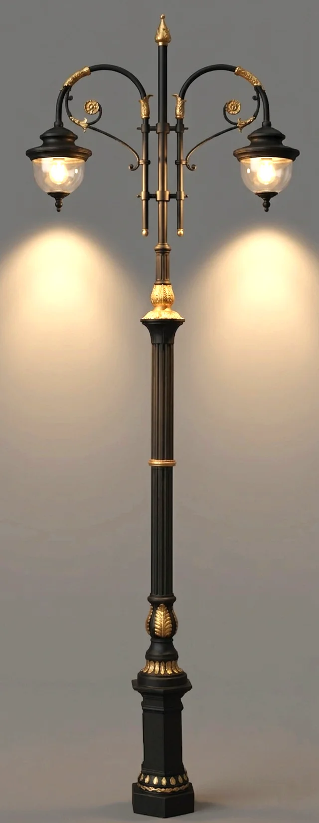 DECORATIVE POLES Night View
