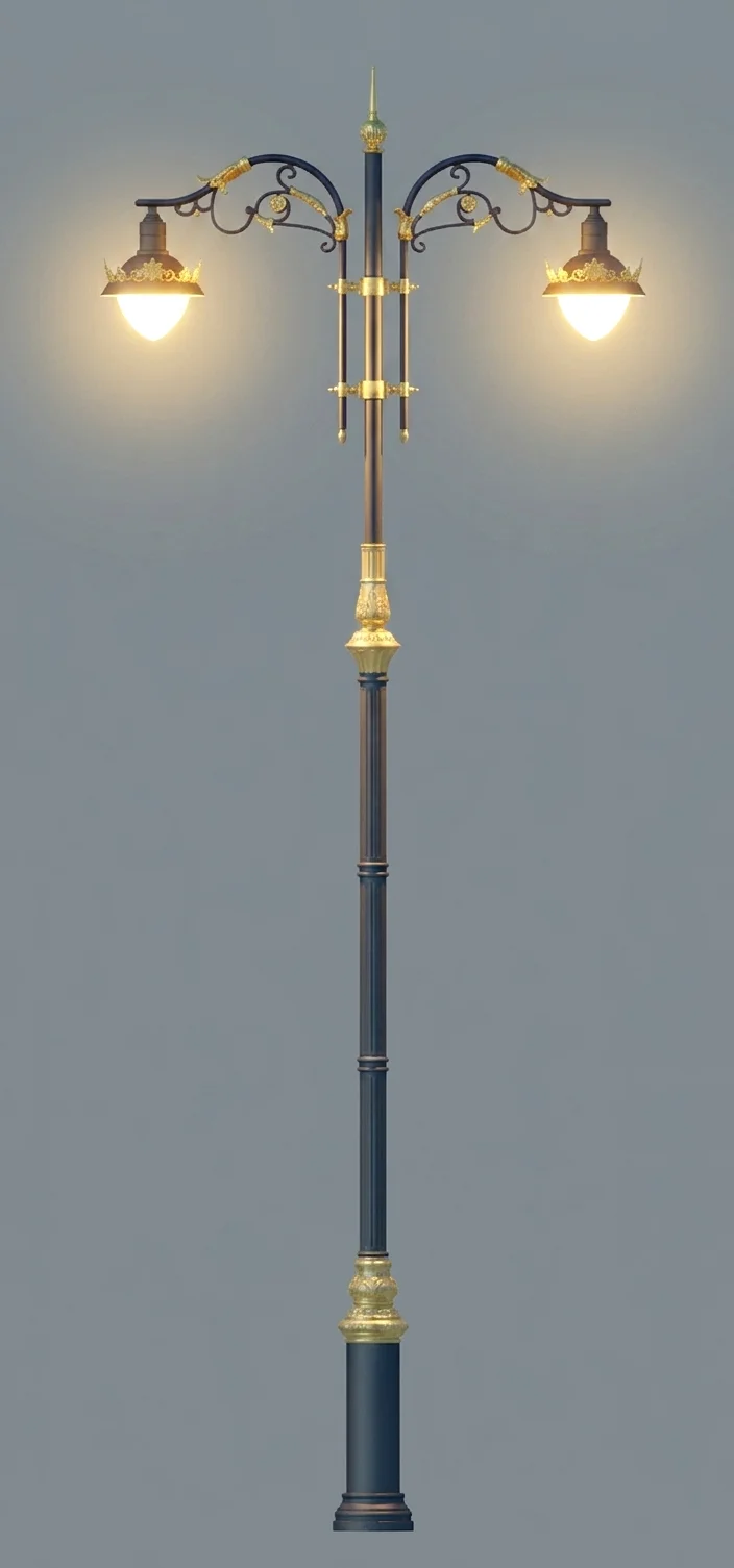 Decorative Poles project 8 Night View